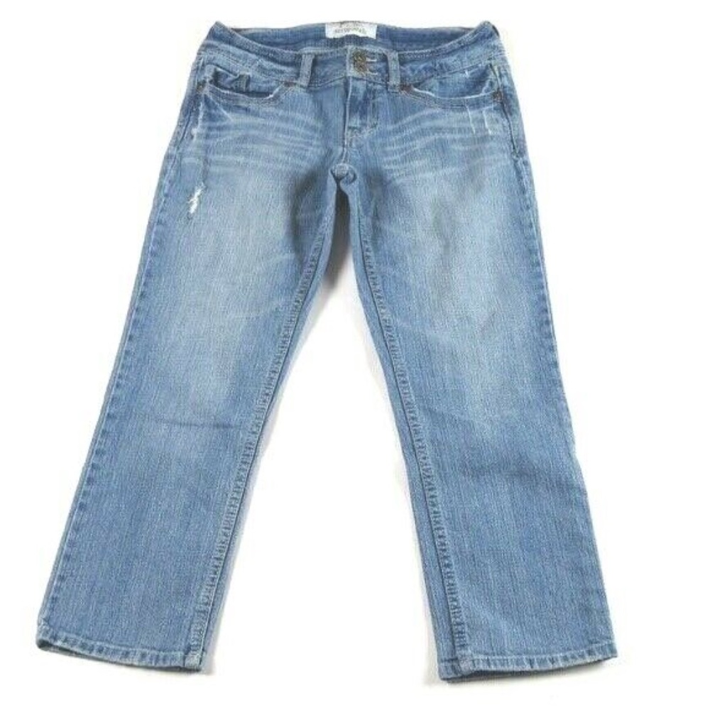 AEROPOSTALE Distressed Cropped Jeans